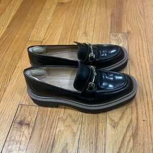 Sam Edelman Black Leather Loafers